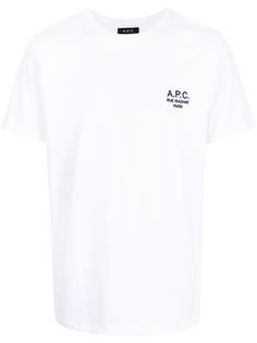 A.P.C. футболка с логотипом