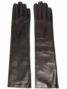 Jil Sander кожаные перчатки