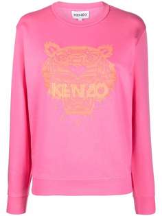 Kenzo толстовка с принтом Tiger