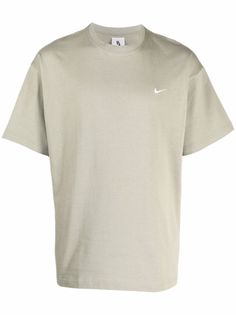 Nike футболка с вышивкой Swoosh