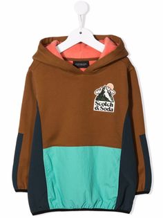 Scotch & Soda худи в стиле колор-блок