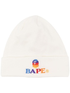 A BATHING APE® шапка бини с вышитым логотипом