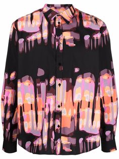 MSGM рубашка с графичным принтом
