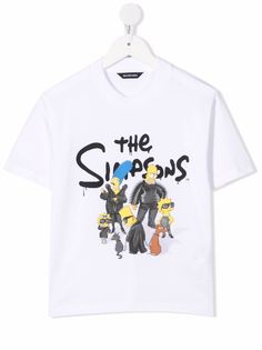 Balenciaga футболка с принтом The Simpsons