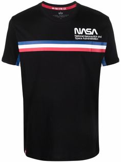 Alpha Industries футболка с принтом NASA