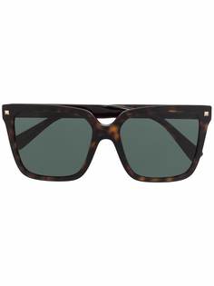 Valentino Eyewear солнцезащитные очки в оправе черепаховой расцветки