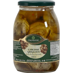 Артишоки гриль Italcarciofi целые, в масле, 1,062 л