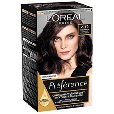 LOreal Paris Preference стойкая краска для волос, 4.12, Монмартр