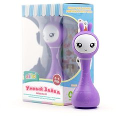 Интерактивная развивающая игрушка alilo Умный зайка R1, фиолетовый