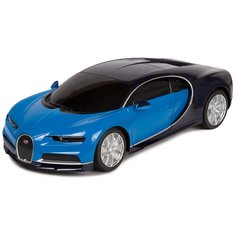 Гоночная машина Rastar Bugatti Chiron 76100 1:24 18.9 см синий/черный