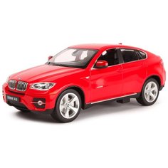 Легковой автомобиль Rastar BMW X6, 31400 1:14 35 см красный