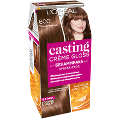 LOreal Paris Casting Creme Gloss стойкая краска-уход для волос, 600, Темно-русый