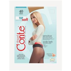 Колготки Conte Elegant Top Soft, 40 den, размер 3, bronz (бежевый)