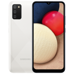 Смартфон Samsung Galaxy A02s 3/32 ГБ, белый