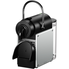 Кофемашина капсульная DeLonghi Nespresso Pixie EN 124, серебристый
