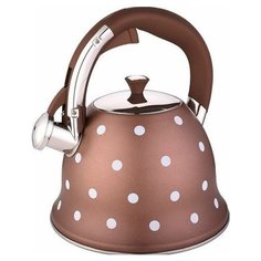 Чайник из нержавеющей стали Kelli KL-4529 3 л (коричневый)