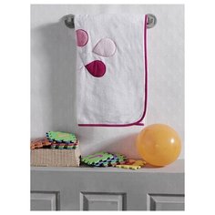 Плед велсофт "Happy Birthday", 100% полиэстер, размер 80*120 см (pink) Kidboo