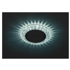 DK LD24 BL/WH DK LD24 BL/WH Светильник ЭРА декор cо светодиодной подсветкой Gx53, голубой, цена за 1 шт ERA