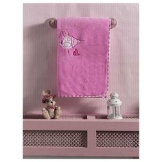 Плед велсофт "Lovely Birds", 100% полиэстер, размер 80*120 см (Pink) Kidboo