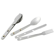 Набор столовых приборов "следопыт" (ложка, вилка, нож)