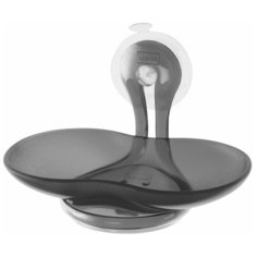 Мыльница на присоске LOOP серая Koziol