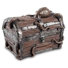 Шкатулка в стиле Стимпанк Осьминог и сундук WS-283 113-904147 Veronese