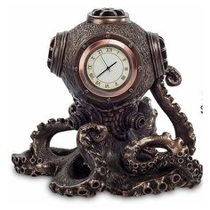 Статуэтка- часы в стиле Стимпанк Осьминог WS-189 113-904104 Veronese