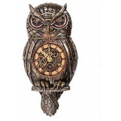 Статуэтка- часы в стиле Стимпанк Сова WS-915 113-905355 Veronese