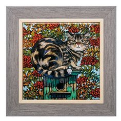Панно керамическое Жду Вас дома 15х15 ANG-985 113-504325 Artangels