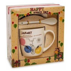 Кружка с ложкой Мое путешествие MUG-203/2 113-108697 Art East