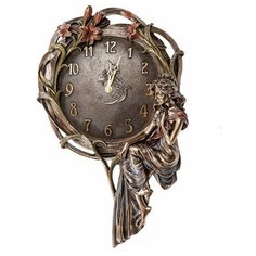 Панно- часы Девушка и лилии WS-941 113-905381 Veronese