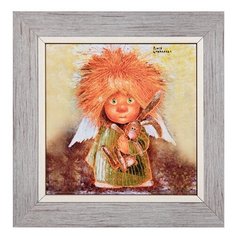 Панно керамическое Заботливый ангел 15х15 ANG-771 113-503799 Artangels