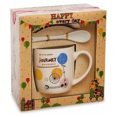 Кружка с ложкой Мое путешествие MUG-203/3 113-108698 Art East