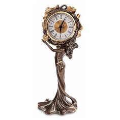 Часы Девушка и лотосы WS-687/ 2 113-903809 Veronese