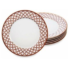 Набор из 6 тарелок Элегантность (Eleganza Pavone) JK-239 113-451932
