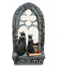 Статуэтка Кошка с котенком у зеркала WS-885 113-904772 Veronese