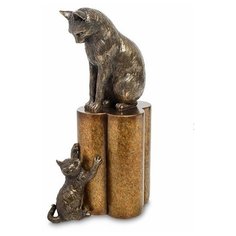 Статуэтка Кошка с котенком - воспитание WS-883 113-904770 Veronese