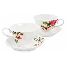 Чайный набор на 2 перс. Роза Рафаэлло JS-08 113-451579 Pavone