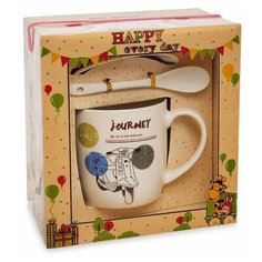 Кружка с ложкой Мое путешествие MUG-203/4 113-108856 Art East
