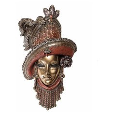 Венецианская маска Леди в шляпе WS-366 113-902962 Veronese