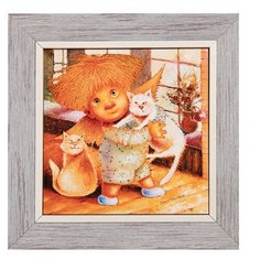 Панно керамическое Цап- царап 15х15 ANG-764 113-503792 Artangels
