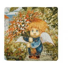 Наволочка гобеленовая Подарю тебе счастье 30х30 ANG-565 113-502949 Artangels