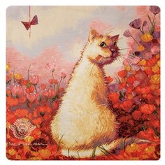 Наволочка гобеленовая Игривый 45х45 ANG-823 113-503862 Artangels