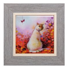 Панно керамическое Игривый 10х10 ANG-931 113-504193 Artangels