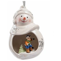 Фигурка подвесная Веселый снеговик CMS-39/10 113-104788 Pavone