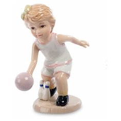 Статуэтка Девочка Игра в боулинг CMS-12/34 113-107330 Pavone