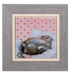 Панно керамическое Любимый бегемотик 10х10 ANG-924 113-504186 Artangels