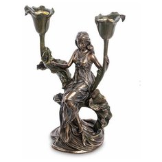 Статуэтка- подсвечник Девушка с цветами WS-971 113-906294 Veronese