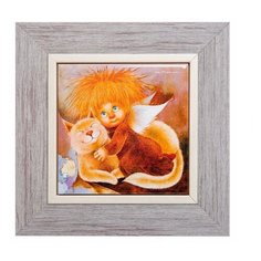 Панно керамическое Ангел тепла и уюта 10х10 ANG-745 113-503773 Artangels