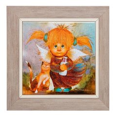 Панно керамическое Ангел изобилия 15х15 ANG-501 113-502804 Artangels